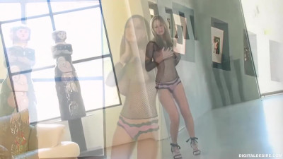 Hot Shay Laren and Shay - rubbing scene - Digital Desire