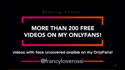 Vicious Francy Rossi's rough dirt