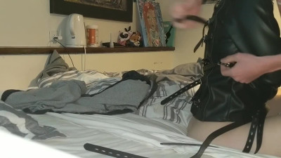 Rocking belle at masturbation trailer