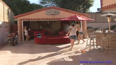 Delightful Alexis Texas and Rachel Starr at 3some scene