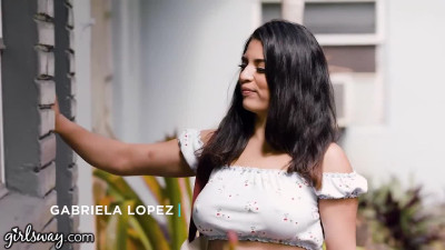 Bouncy Andi James and Gabriela Lopez's teen (18+) action