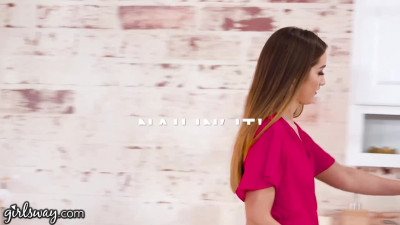 Maya Kendrick's small tits video by Girls Way