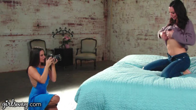 Sublime Aidra Fox and Cassidy Klein's natural tits video