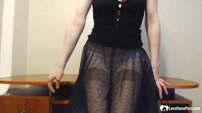 Beauteous kitten at amateur clip