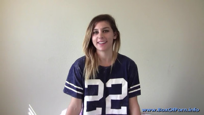 Innocent Cali and Kaci at teen facial (18+) porn