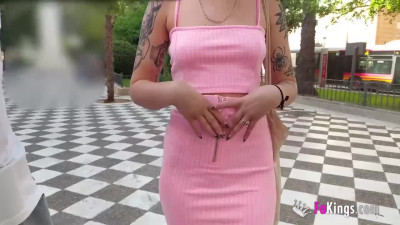 Unimaginable sugar baby's public video