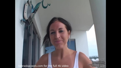 Sweet Raquel's brunette action