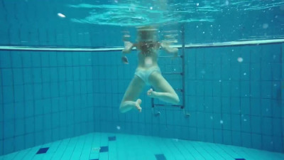 Well-formed Diana - redhead movie - Underwater Show