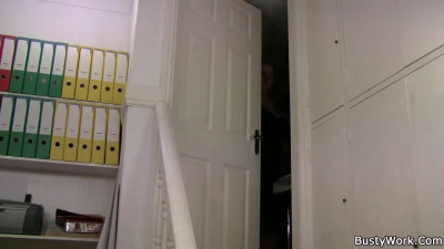 Natural dream girl's bustywork action