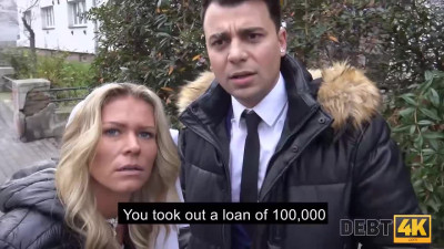Debt4k featuring Rose Wild's financial domination dirt