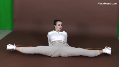 Exquisite chippie's acrobatics sex
