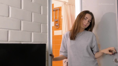 Small tits movie with delightful Nara and Cherry from Defloration TV