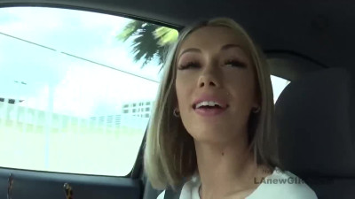 LA New Girl featuring New babe's POV video