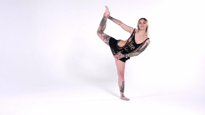 Flexy Teens featuring lass's nude gymnast trailer