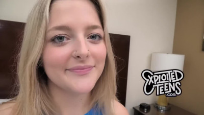 Plastic Spring's blonde teen clip