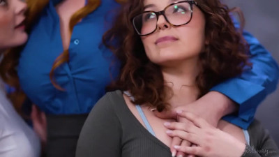 Delicate Lauren Phillips and Aften Opal at medium size tits smut