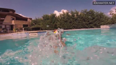 Irina's underwatershow clip