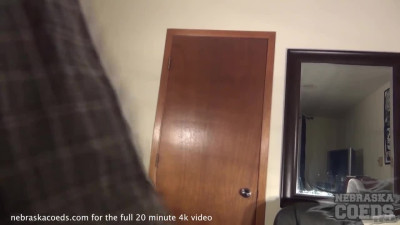 Extravagant miss's masturbation clip