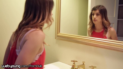 Web Young featuring Alexa Grace and Kristen Scott's skinny scene