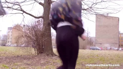 Cool female at teen dirt