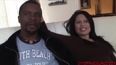 Interracial Pass featuring Richard Mann and Sasha Hollander's doggystyle dirt