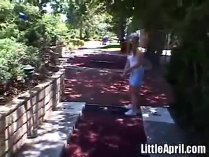 Seductive Little April and April's masturbation porn