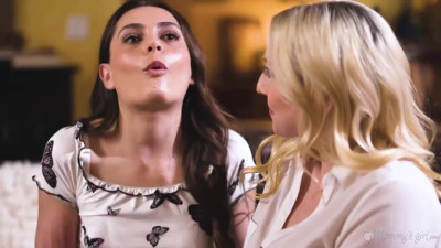 Sexy Christie Stevens and Aften Opal at big ass action
