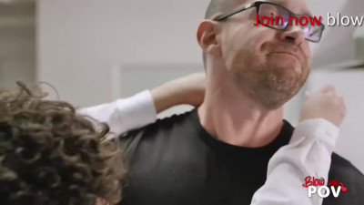 Blow Me POV featuring hoochie's deep throat scene
