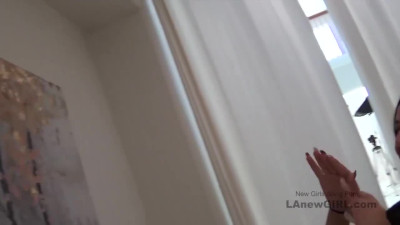 Truelove's sensual blowjob video by LA New Girl