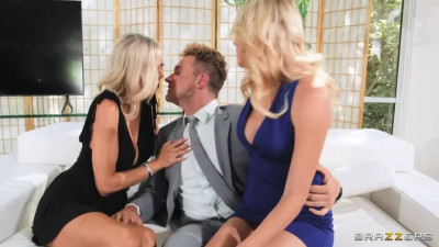 Tough Holly Hotwife and Sierra Spunk's blowjob clip