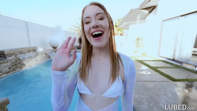 Inveigling Kallie's brown hair porn