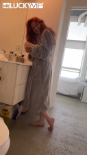 Funny Lacy Lennon's small tits action