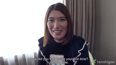 Tenshigao featuring goddess's blowjob trailer