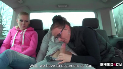 Wild Figi and Wendy Moon - piercings clip - Breed Bus