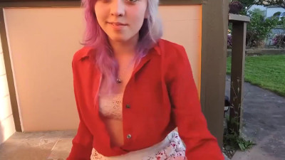 Extravagant Rebecca Stilles's public masturbation trailer