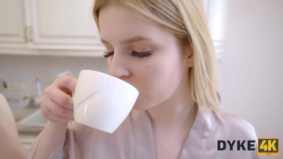 Stylish Hot Pearl and Eva Barbie - lesbian action - Dyke 4K