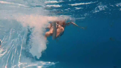 Nata and Nata's underwater sex
