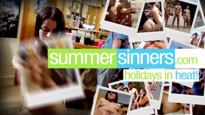 Hardcore scene with mysterious Melania Dark and Valeria Fuentes from Summer Sinners