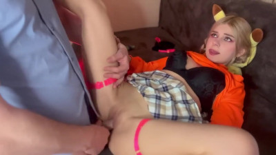 Smiling Belloff's blowjob smut