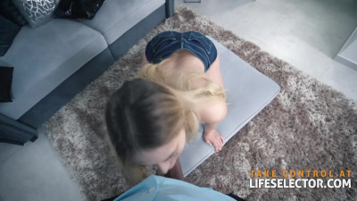 Life Selector featuring Nicole Love and Lovenia Lux's blonde smut