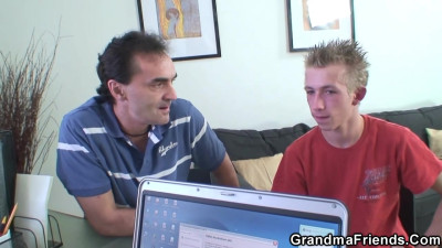 Ingenious amateur at big tits granny dirt