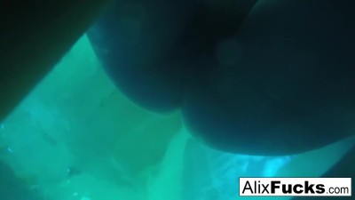 Alix Lynx's silicone tits sex by PUBA