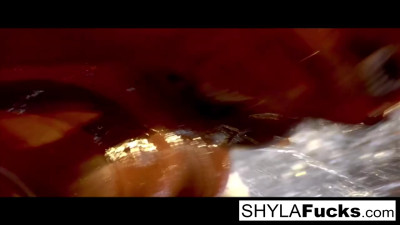 Shyla Stylez's blonde trailer by PUBA