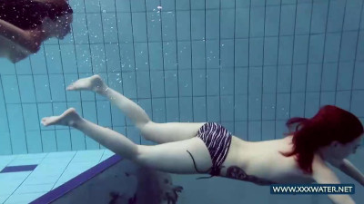 Bikini xxx with cover-girl Katrin from Underwater Show