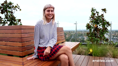 Adorable dream girl at blonde clip