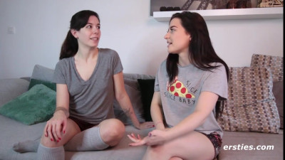 Ersties featuring Missy and Domino's amateur lesbian scene