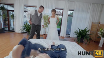 Magical Steve Q and Sarah Kay at fucking the bride scene