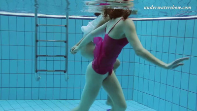 Angelic Lera and Sima - swimming video - Underwater Show