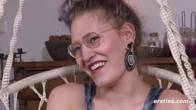 Looking-good sweetheart's small tits porn