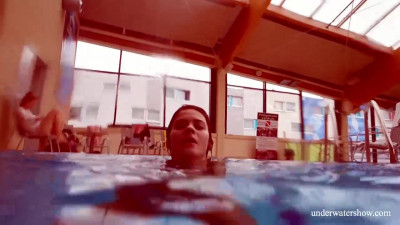 Sexy Marusia's pool smut